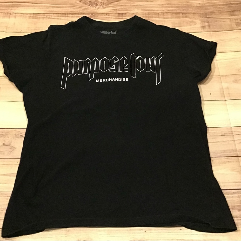 Justin Bieber purpose tour graphic t-shirt size medium